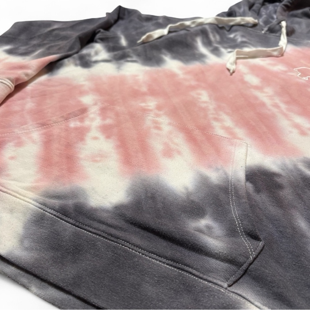 Ivory Ella Tie-Dye Hoodie Sweatshirt - Picture 3 of 7